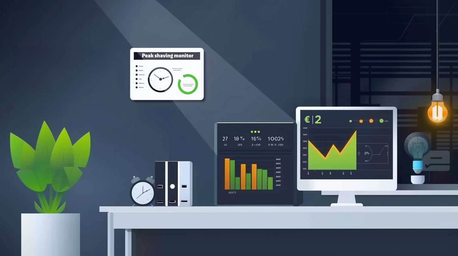 Peak shaving kosten besparen en netbelasting verminderen doormiddel van zakelijke batterijen